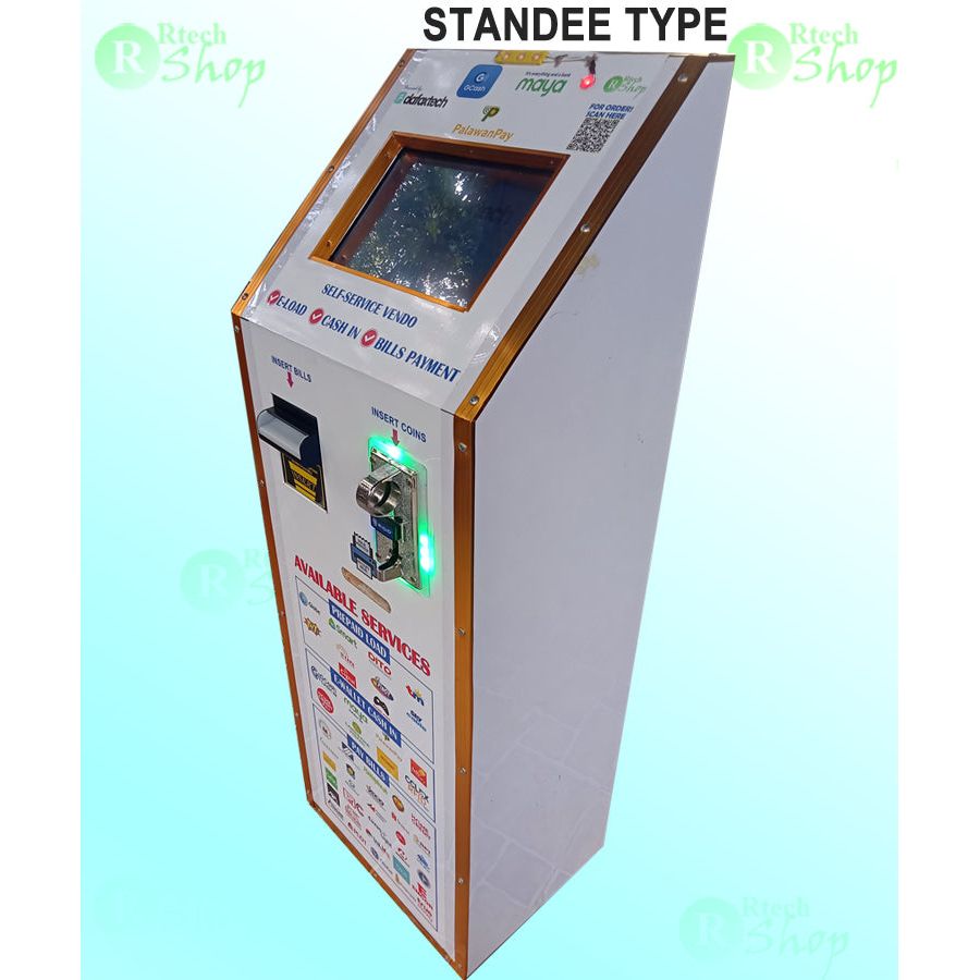 DAFOXTECH KIOSK(POWERED BY ECPAY)W/ ELOAD/CASHIN/PAYBILLS (STANDEE TYPE)