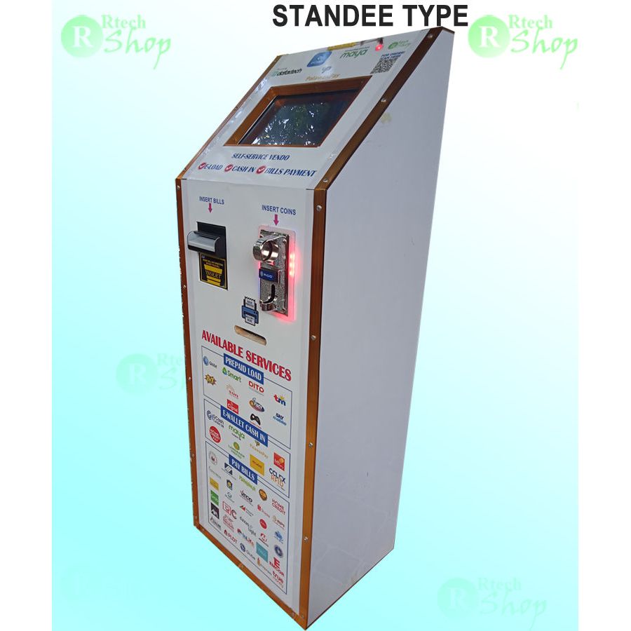 DAFOXTECH KIOSK(POWERED BY ECPAY)W/ ELOAD/CASHIN/PAYBILLS (STANDEE TYPE)