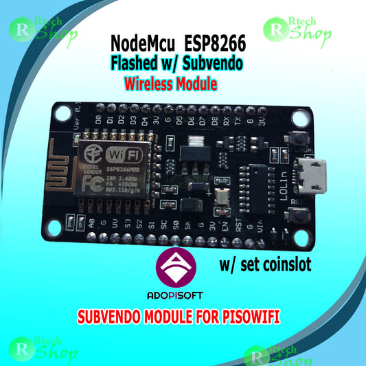 NodeMcu ESP8266 Flashed with Subvendo firmware For Pisowifi-wireless module