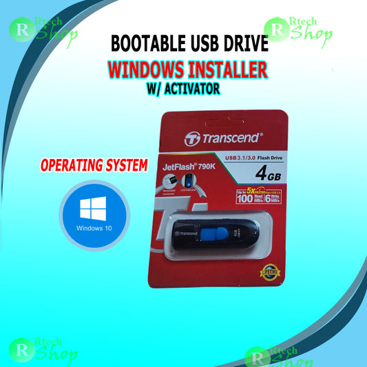 BOOTABLE FLASHDRIVE w/ Windows 10/11 OS Installer