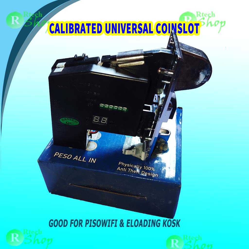 UNIVERSAL COINSLOT CALIBRATED