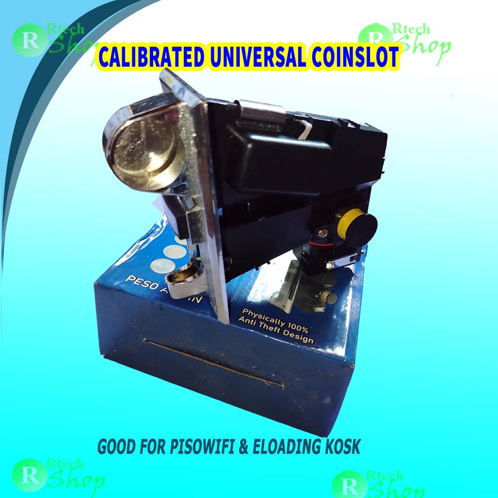 UNIVERSAL COINSLOT CALIBRATED