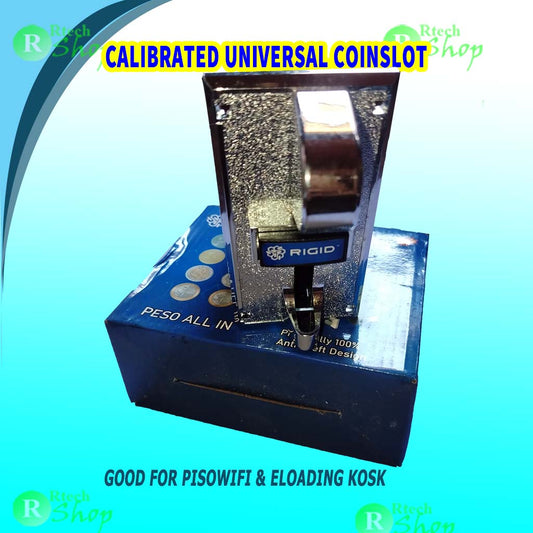 UNIVERSAL COINSLOT CALIBRATED