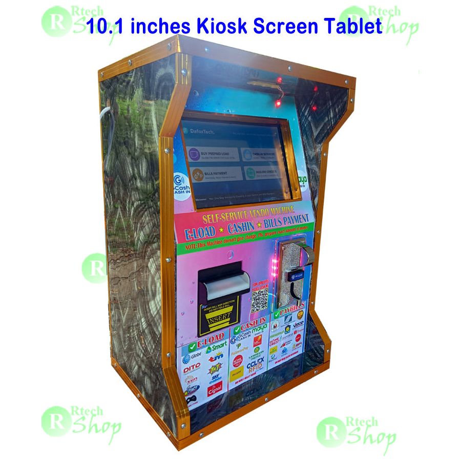 DAFOXTECH KIOSK (POWERED BY ECPAY)W/ ELOAD/CASHIN/PAYBILLS (TABLE TOP TYPE)