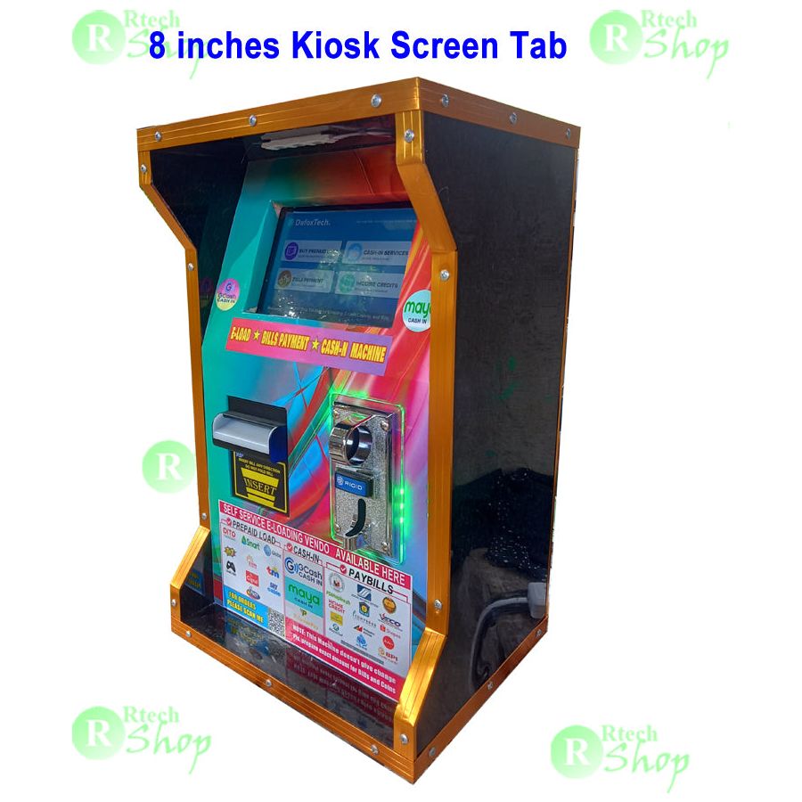 DAFOXTECH KIOSK (POWERED BY ECPAY)W/ ELOAD/CASHIN/PAYBILLS (TABLE TOP TYPE)
