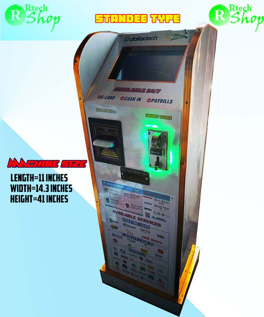 DAFOXTECH KIOSK(POWERED BY ECPAY)W/ ELOAD/CASHIN/PAYBILLS (STANDEE TYPE)